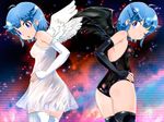  2girls angel_wings bat_wings devil_wings dress keroro_gunsou momoka_nishizawa multiple_girls nishizawa_momoka sgt._frog wings 