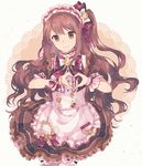  alternate_costume bad_id bad_pixiv_id blush brown_eyes brown_hair closed_mouth commentary enmaided frills gocoli hair_ornament heart heart_hands highres idolmaster idolmaster_cinderella_girls idolmaster_cinderella_girls_starlight_stage long_hair looking_at_viewer maid one_side_up puffy_sleeves shimamura_uzuki smile solo wrist_cuffs 