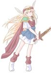  akazukin_chacha blonde_hair magical_princess open_eyes standing sword 