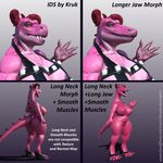  3d_(artwork) anthro clothing digital_media_(artwork) dinosaur female footwear high_heels idsaybucketsofart interstellar_demon_stripper kruk reptile rick_and_morty scalie shoes 