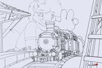  anthro austin canine chocolatekitsune forced_perspective fox locomotive macro mammal solo steam_locomotive toy toy_train train vehicle 