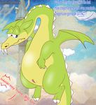  abobarseem_(artist) cuphead_(game) dragon feral grim_matchstick humiliation male penis scalie small_penis small_penis_humiliation tears text video_games watermark western_dragon 