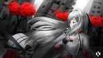  artist_name black_bow black_panties blood bloody_clothes blush bow breasts bullpup cityscape commentary expressionless eyebrows_visible_through_hair girls_frontline gloves hair_between_eyes hair_ornament hair_ribbon hairclip hand_on_own_chest highres iws-2000_(girls_frontline) kneehighs long_hair long_sleeves looking_away medal metalixix military military_uniform panties red_eyes ribbon sidelocks silver_hair skirt solo tearing_up tree underwear uniform white_bow white_hair white_legwear 