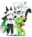  antelope anthro clothed clothing dragon female goshaag green_eyes group horn kde kiki_the_cyber_squirrel konqi krita_(program) libbie male mammal mascot oryx rodent sad squirrel 