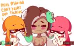  &gt;_&lt; 2d_animation animal_humanoid animated blush breasts cephalopod cephalopod_humanoid dark_skin diives domino_mask eyes_closed fellatio female female/female green_eyes group hair humanoid ink inkling innuendo licking marina_(splatoon) marine marine_humanoid mask mole_(marking) mollusk mollusk_humanoid nintendo nipples nude octoling open_mouth oral orange_eyes orange_hair orgasm pink_eyes pink_hair sex simple_background splatoon sucking suction_cup sweat tentacle_hair tentacle_in_mouth tentacles tongue tongue_out video_games white_background 