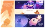  =_= comic english fountain_of_dreams king_dedede kirby kirby's_adventure kirby_(series) night no_humans peachifruit robe sleeping star_rod tsundere waddle_dee writing |_| 