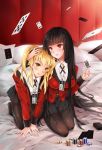  jabami_yumeko kakegurui nia_(leafunia) pantyhose saotome_meari 