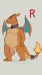  2016 anthro balls belly big_balls big_penis biped charizard covertcanine digital_drawing_(artwork) digital_media_(artwork) dragon erection fire flaming_tail grey_background humanoid_penis male membranous_wings multicolored_scales muscular nintendo orange_balls orange_scales overweight pecs penis pok&eacute;mon pok&eacute;mon_(species) scales scalie simple_background sketch smile smirk snout solo tan_balls tan_scales tan_tail thick_penis two_tone_scales two_tone_tail video_games wings 