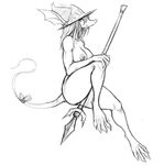  2015 anthro armor bow breasts burmecian claws dragoon female final_fantasy final_fantasy_ix freya_crescent full-length_portrait fur guoh hair hat helmet holding_object holding_weapon line_art long_hair looking_at_viewer mammal melee_weapon nipples nude polearm portrait rat rodent side_view simple_background sitting smile solo spear square_enix thick_thighs toe_claws video_games weapon 