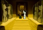  blade_runner blade_runner_2049 duo e_dubina earth_pony equine friendship_is_magic horse k_(blade_runner) luv_(blade_runner) mammal my_little_pony parody pony replicant stairs 