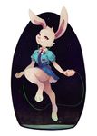  2017 absurd_res anthro clothed clothing detailed digital_drawing_(artwork) digital_media_(artwork) dress female fully_clothed hi_res jill_hopkins lagomorph looking_at_viewer mammal one_eye_closed portrait rabbit salanchu smile solo wink 