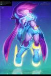  2017 anthro aquatic_dragon boots breasts clothed clothing dragon female footwear freedom_planet gloves hybrid mammal navel pedrovin sash_lilac solo under_boob video_games 