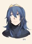  blue_eyes blue_hair eri_(erikiri) fire_emblem fire_emblem:_kakusei highres long_hair lucina solo tiara 