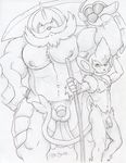  abs animal_genitalia anthro anthrofied armor armpit_hair athletic balls barazoku circumcised dudebulge duo facial_hair flaccid front_view greyscale helmet hi_res holding_object holding_weapon humanoid_penis looking_at_viewer male male/male mammal melee_weapon monochrome navel nintendo nipples nude pecs pencil_(artwork) penis pinup pok&eacute;mon pok&eacute;mon_(species) pose primate pseudo_clothing samurott sheath signature simisage size_difference staff standing sword thick_penis traditional_media_(artwork) video_games weapon 