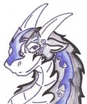  crystal diablito_(artist) dragon feral fluffy fur furred_dragon happy infinite male scalie sliv&#039;oth smile 