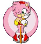  ;p absurd_res amy_rose black_nose boots bracelet breasts clothing convenient_censorship eyelashes female footwear fur gloves green_eyes hairband hammer head_on_hand hedgehog hi_res jewelry knees_together mammal mostly_nude naughty_face one_eye_closed piko_piko_hammer pink_fur quills solo sonic_(series) sonictopfan tongue tongue_out tools wink 