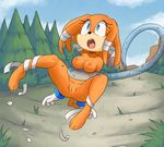  breasts chaos_(sonic) echidna female krayboost mammal monotreme nipples nude open_mouth paws pussy sonic_(series) tikal_the_echidna video_games 