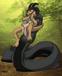  2017 anthro askar big_dom_small_sub digital_media_(artwork) duo erection forest handcuffs hi_res izrez_(izrez) lizard male male/male nightcrauzer nude outside penis photo_background reptile restrained scalie shackles size_difference spread_legs spreading tongue tongue_out tree zeta-la-angie 