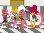  bimbette binky_bunny margot_mallard rhubella_rat tiny_toon_adventures 