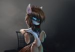  ambiguous_gender blue_eyes brown_hair digital_media_(artwork) equine fan_character feral fur hair looking_at_viewer mammal my_little_pony ramiras simple_background solo tan_fur 