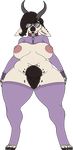  2017 4_toes alpha_channel anthro belly big_breasts big_butt big_thighs biped breasts brown_fur butt butt_from_front claws clothed clothing collar digital_drawing_(artwork) digital_media_(artwork) digitigrade eyewear female front_view fur hair hi_res horn lagomorph legwear mammal multicolored_fur navel nilla_(artist) nipples nude overweight overweight_female pussy rabbit slightly_chubby smile solo spread_legs spreading stockings sunglasses tan_fur thick_thighs toes two_tone_fur vanilla_(character) voluptuous wide_hips 