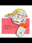  big_breasts big_butt blue_eyes breasts butt cleavage clothed clothing echidna hooters mammal michiyoshi monotreme sonic_(series) zeta_r-02 zeta_the_echidna 