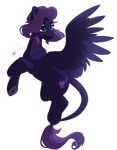  2017 alpha_channel blue_eyes cutie_mark digital_media_(artwork) equine fan_character feathered_wings feathers female feral hooves mammal my_little_pony pegasus purple_feathers silentwulv simple_background smile solo transparent_background wings 