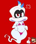  angry big_butt bikini bulge butt cappy_(mario) clothed clothing crossdressing eyes_closed hat male mario mario_bros nintendo not_furry slightly_chubby solo sssonic2 star super_mario_odyssey swimsuit thick_thighs thumbs_up video_games 