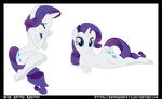  2017 ampersandxyz anthro anthrofied barefoot blue_eyes breasts cutie_mark equine featureless_breasts feet female friendship_is_magic hair horn horse mammal my_little_pony nude pony rarity_(mlp) semi-anthro solo unicorn 