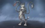  2016 4_arms 4_toes 5_fingers abs absurd_res anthro balls black_fur black_spots claws crossed_arms digital_media_(artwork) displacer_beast feline flaccid front_view full-length_portrait fur glans grey_fur hands_on_hips hi_res humanoid_penis leopard male mammal multi_arm multi_limb nude paws penis portrait signature smaller_version_at_source snow_leopard solo spikes spots spotted_body standing tentacles tkashi tochka toe_claws toes uncut vein veiny_penis whiskers white_balls white_fur white_penis yellow_eyes yellow_sclera 