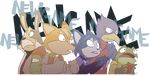  amphibian anthro avian bird black_nose blue_hair brown_fur canine clothing english_text facial_hair falco_lombardi female fingerless_gloves fox fox_mccloud frog fur gloves grey_fur group hair hi_res krystal lagomorph long_ears male mammal nintendo peppy_hare potoobrigham rabbit short_hair signature slippy_toad star_fox teeth text video_games white_fur 