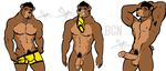  2014 abs anthro armpit_hair balls bear beard beige_penis bgn biceps biped black_eyebrows black_hair black_nose boxers_(clothing) brown_eyes brown_fur brown_tail bulge clothed clothing countershade_torso countershading digital_media_(artwork) dripping enrique_(bgn) erection eyebrows facial_hair flaccid front_view fur glans grin hair hands_above_head hi_res humanoid_penis looking_at_viewer male mammal mouth_hold multicolored_fur muscular muscular_male navel nipples nude pecs penis pinup pose precum precum_drip pubes sequence short_hair short_tail signature small_tail smile solo standing tan_balls tan_countershading tan_fur teasing teeth topless two_tone_fur underwear undressing yellow_bottomwear yellow_clothing yellow_underwear 