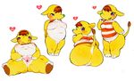  animal_crossing anthro bebebebebe big_breasts blush bottomless breasts butt clothed clothing elephant eloise_(animal_crossing) female hair mammal nintendo nipples overweight presenting presenting_hindquarters purple_eyes pussy shirt short_stack simple_background slightly_chubby solo toto_(artist) video_games white_background yellow_skin 