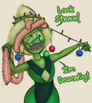  cartoon_network christmas female holidays marsminer not_furry peridot_(steven_universe) solo steven_universe 