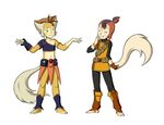 anthro brother brother_and_sister cartoon_network cat clothed clothing crossdressing cub feline fluffy fluffy_tail fur hair male mammal sibling sister thundercats thundercats_2011 wilykat wilykit yellow_eyes young 
