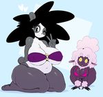  &lt;3 2017 3_fingers 5_fingers anthro bear belly big_breasts big_butt bikini biped black_eyes black_hair black_nose blush breasts butt clothed clothing digital_media_(artwork) duo female hair hi_res huge_breasts huge_hips kneeling looking_at_viewer mammal ms.maxamillion navel nipple_bulge one_eye_closed open_mouth panda sheep_mom slightly_chubby smile sssonic2 swimsuit thick_thighs v_sign voluptuous wide_hips wink wool 