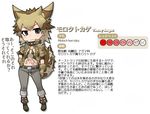  animal_humanoid black_eyes blonde_hair brown_hair clothed clothing collar female footwear gloves hair horn humanoid jacket japanese_text multicolored_hair navel pants punk reptile scalie shirt shoes short_hair solo spiked_collar spikes text thorny_devil torn_clothing torn_topwear translation_request yoshida_hideyuki 