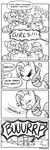  2013 angry apple_bloom_(mlp) beverage black_and_white burping can comic cuteosphere dialogue digital_media_(artwork) earth_pony equine female feral friendship_is_magic group horn horse inhale mammal monochrome my_little_pony pegasus pony rarity_(mlp) ribbons scootaloo_(mlp) speech_bubble sweetie_belle_(mlp) table unicorn wings young 