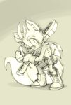  anthro bigdad canine chibi clothed clothing fox fur gloves hair male mammal miles_prower sketch smile solo sonic_(series) tools wrench 