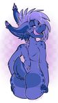  anthro anus butt hybrid hyena licking licking_lips looking_back male mammal nude open_mouth ryunwoofie solo standing thick_thighs tongue tongue_out 