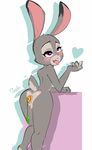  &lt;3 &lt;3_eyes 2016 ahegao alternate_version_available anal anal_penetration anthro anus blush butt carrot_dildo chronicsoda disney female fur grey_fur judy_hopps lagomorph looking_at_viewer looking_back looking_pleasured mammal nude open_mouth penetration pink_nose purple_eyes pussy pussy_juice rabbit rear_view sex_toy simple_background solo tongue tongue_out vibrator white_background zootopia 