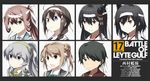  &gt;:( &gt;:) :o ahoge asagumo_(kantai_collection) bangs black_hair black_serafuku blue_eyes blue_neckwear bow bowtie braid brown_hair character_name collared_shirt double_bun eyebrows eyebrows_visible_through_hair eyes_visible_through_hair frown fusou_(kantai_collection) green_bow green_eyes green_neckwear grey_eyes grey_hair hair_between_eyes hair_ornament hair_ribbon headband japanese_clothes kantai_collection light_brown_eyes light_brown_hair long_hair looking_away michishio_(kantai_collection) mogami_(kantai_collection) multiple_girls necktie open_mouth red_eyes remodel_(kantai_collection) ribbon ringed_eyes sailor_collar school_uniform serafuku shigure_(kantai_collection) shirt short_hair side_braid single_braid smile souji straight_hair suspenders tareme text_focus tsurime upper_body v-shaped_eyebrows white_ribbon white_shirt yamagumo_(kantai_collection) yamashiro_(kantai_collection) 