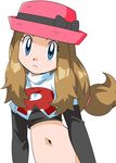  black_gloves elbow_gloves hainchu pokemon pokemon_(anime) pokemon_xy_(anime) serena_(pokemon) team_rocket team_rocket_(cosplay) 