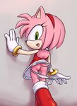  amy_rose animal_ears anus ass blush boots bracelet dress female furry gloves green_eyes hairband headband hedgehog jewelry karlo karlo_(artist) looking_at_viewer looking_back mammal open_mouth panties panty_pull pink_hair pussy pussy_juice sega solo sonic_(series) sonic_team sonic_the_hedgehog tail underwear upskirt white_panties 