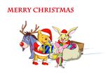  2012 annemph anthro antlers bear blue_body bottomless christmas clothed clothing digital_drawing_(artwork) digital_media_(artwork) disney donkey eeyore equine fake_nose fur gift group hat holding_gift holding_object holiday_message holidays horn lagomorph looking_at_viewer mammal open_mouth open_smile pig piglet pink_body pink_nose pooh_bear porcine rabbit rabbit_(winnie_the_pooh) santa_hat scarf simple_background sleigh smile snow white_background winnie_the_pooh_(franchise) yellow_fur 