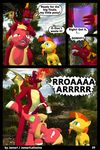  2017 3d_(artwork) anal anthro big_macintosh_(mlp) clenched_teeth comic cum cum_in_a_cup digital_media_(artwork) dragon earth_pony equine erection forest friendship_is_magic garble_(mlp) horse jamari magic magic_user male male/male mammal membranous_wings my_little_pony penetration penis pony sex sunburst_(mlp) teeth tree wings 