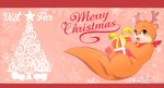  &lt;3 2017 blush christmas cute gift holidays horn male mammal mascot mustelid otter pine_tree scarf senz smile snowflake star tree vietfur 