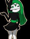  2011 aintsmart clothed clothing female green_eyes legendary_pok&eacute;mon looking_at_viewer meloetta nintendo pok&eacute;mon pok&eacute;mon_(species) solo video_games 