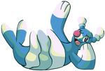  blue_body brionne fangs female feral looking_at_viewer mammal marine nintendo pinniped pok&eacute;mon pok&eacute;mon_(species) simple_background smile solo unclear_asdf video_games 