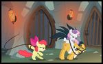  apple_bloom_(mlp) cheesepuff cub equine friendship_is_magic horse mammal my_little_pony pony punishment sweetie_belle_(mlp) young 